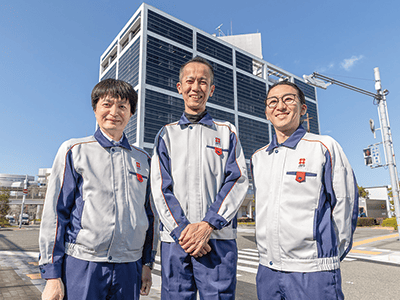 田中 純さん、小林 不二夫さん、山本 直輝さんの写真