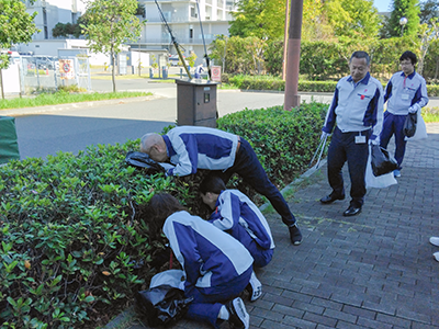 地域清掃活動の写真