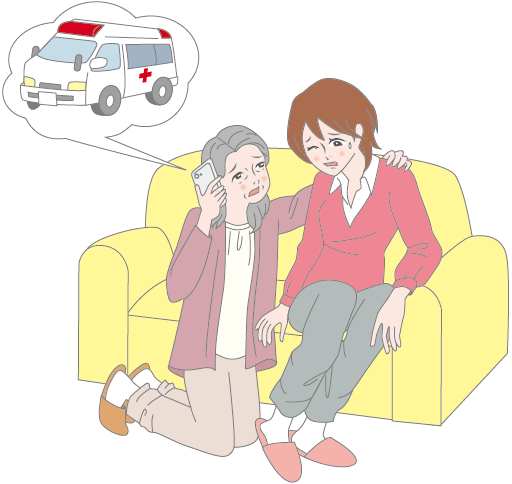 救急車のイラスト